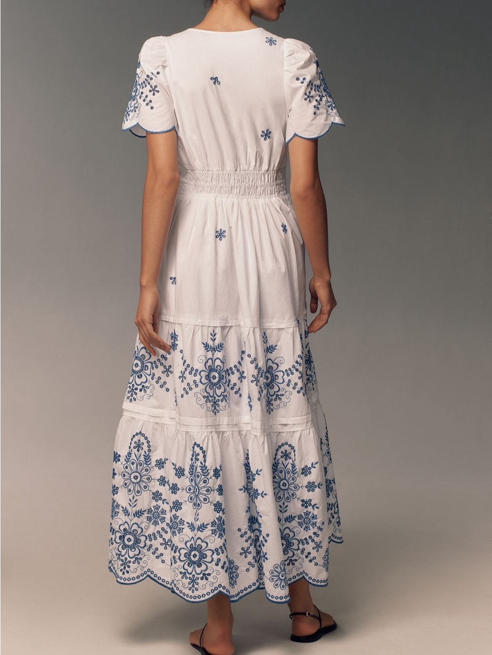 Anthropologie Somerset Eyelet Maxi Dress in Small - Picture 2 of 14